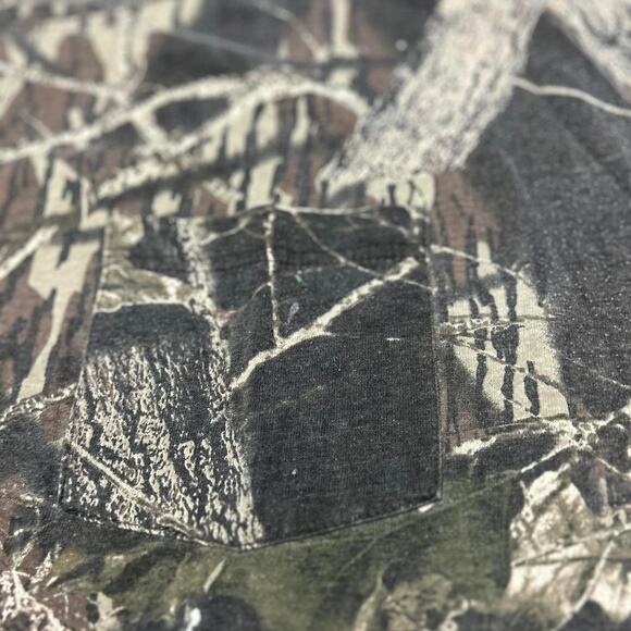 Vintage mossy oak break up Camo Classics Short Sleeve Pocket T-Shirt - Picture 2 of 4